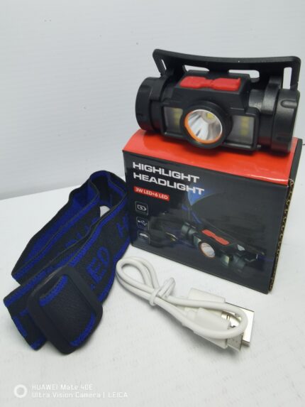 LINTERNA MINERA RECARGABLE 3W 6LED
