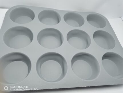 MOLDE DE SILICONA PARA CUPCAKES X12