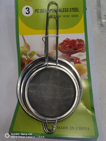 colador x 3. 12cm;14cm;16cm