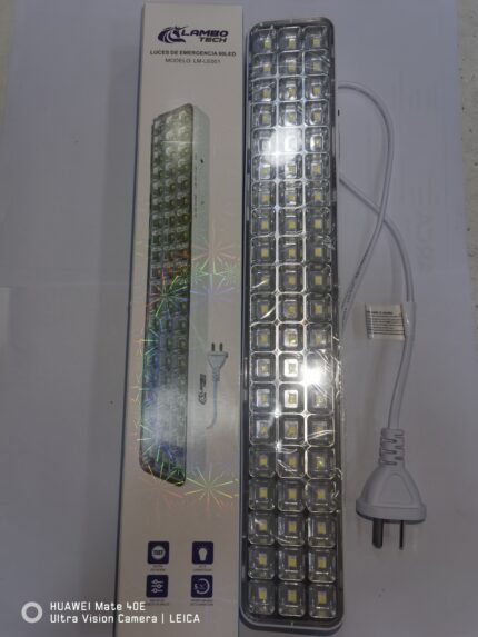 luz emergencia 60 led